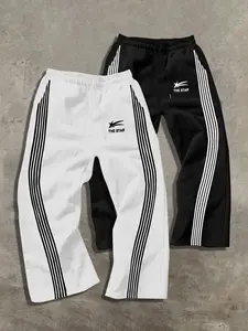 Men's Camouflage Stripe Print Tracksuit Pants, Casual Comfy Breathable Sweatpants for Daily Wear, Fashion Men's Clothes for Summer, Casual Sport Trousers, Casual Sporty Trousers, Breathable Sporty Bottoms