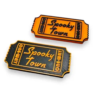 Halloween Boo Basket Spooky Town Ticket Gift Unique for Couples