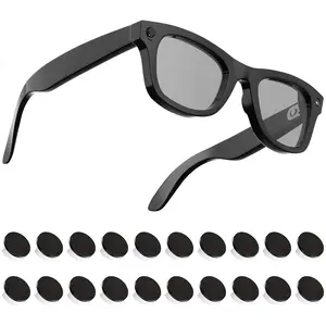 LED Light Cover Sticker for Smart Glasses – Compatible with Meta Ray-Ban Gen 1 & Meta Wayfarer Anti-Glare Privacy Sticker Soft Light Design Easy to Install (white-20 Pcs)