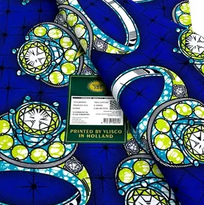 Authentic African Print 100%Cotton 6yards