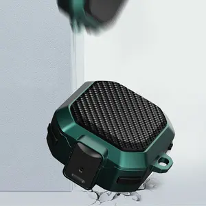 New High-Style Carbon Fiber Texture Earphone Case with Switch, Anti-Drop Protection for Galaxy Buds Live/pro/2pro/fe, Durable Accessory