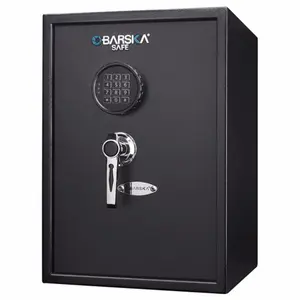 212 MAIN 1.45 cu ft. Large Steel Security Safe Box with Keypad Lock, Anti Theft Digital Lock, Adjustable Shelves - Black, Anti Theft Safes for Office Stationery & Supplies, Adjust Shelves, Digital Lock Safe