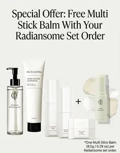 INCELLDERM Radiansome Advanced RIMAN Ritual + FREE ICD Multi Stick Balm