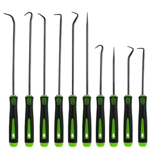 10pcs Car Repair Oil Seal Hooks Set, Extended Mini Oil Seal Picks and Hook Kit, Automotive O-Ring Sealing Pad Blade Mini Hook Puller
