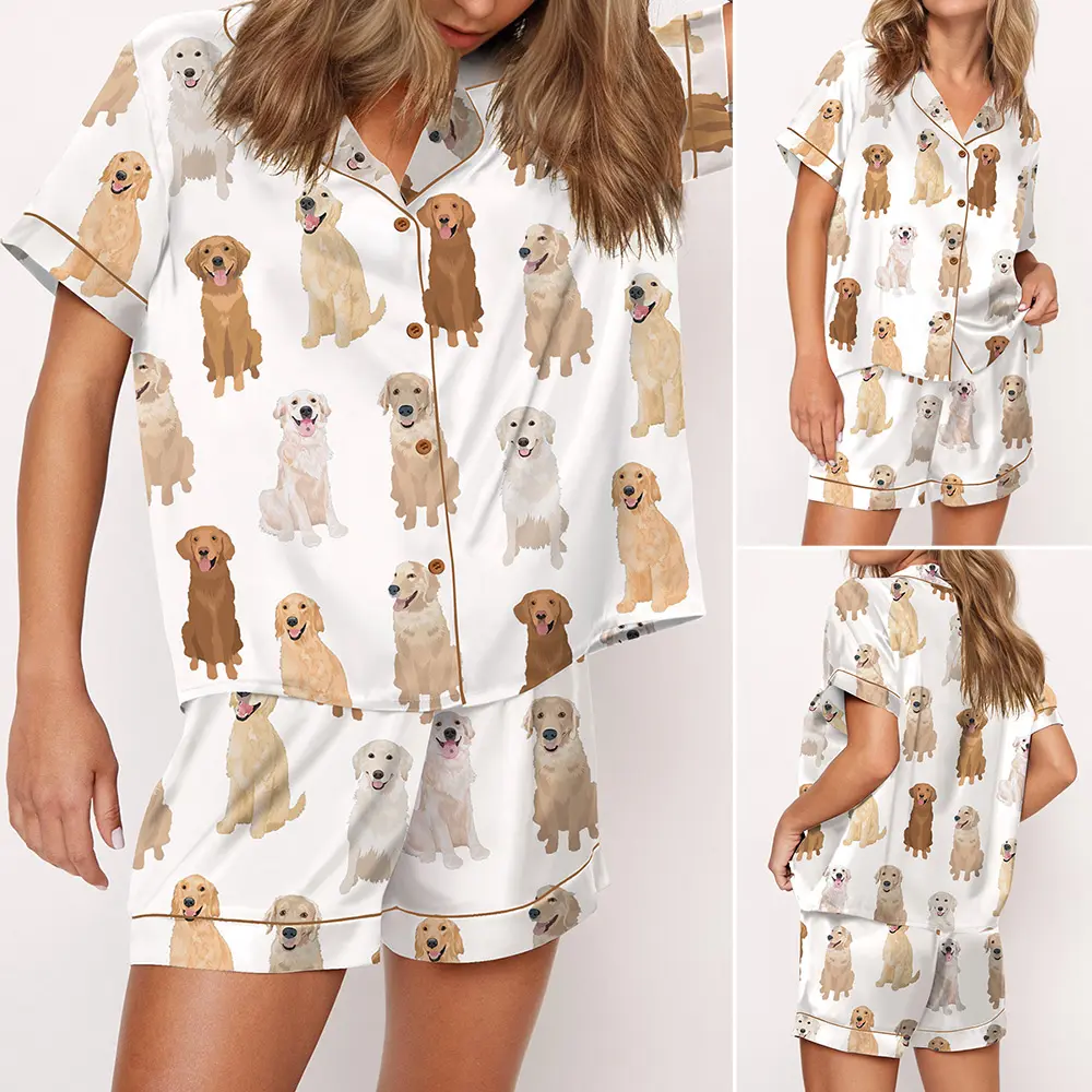 Golden Retriever/White