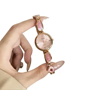 Yuhe Decor Women's Watch Irregular Bracelet Watch Niche Light Luxury Simple Elegant Quartz Watch Waterproof Wristwatch 72001