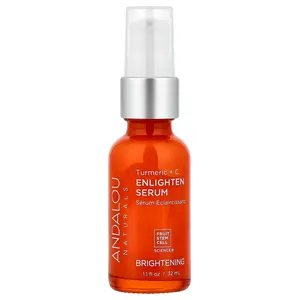 Andalou Naturals Enlighten Serum, Brightening, 1.1 fl oz (32 ml)
