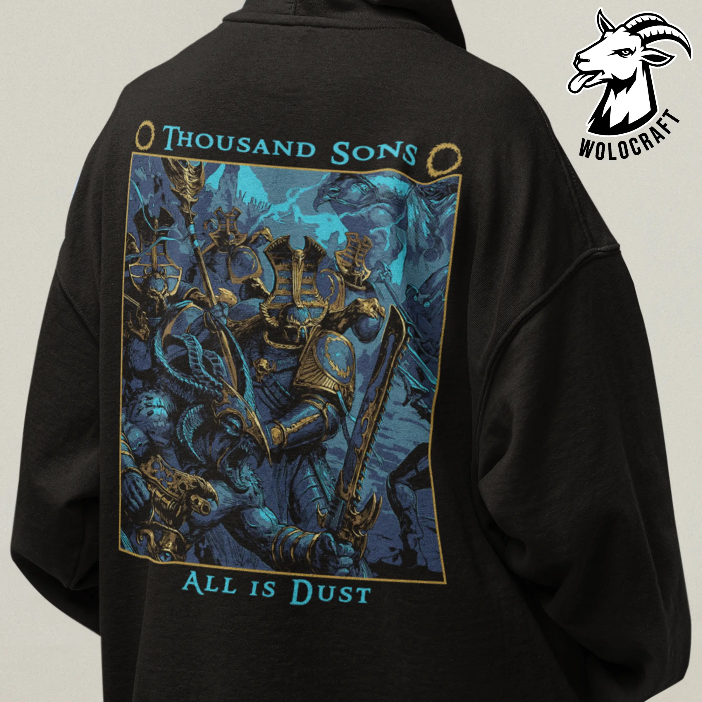 Thousand Sons Hoodie, Warhammer40k Sweatshirts, Magnus The Red, Unisex Hoodie, Gaming Pullover, Chaos Space Marine Graphic Tee