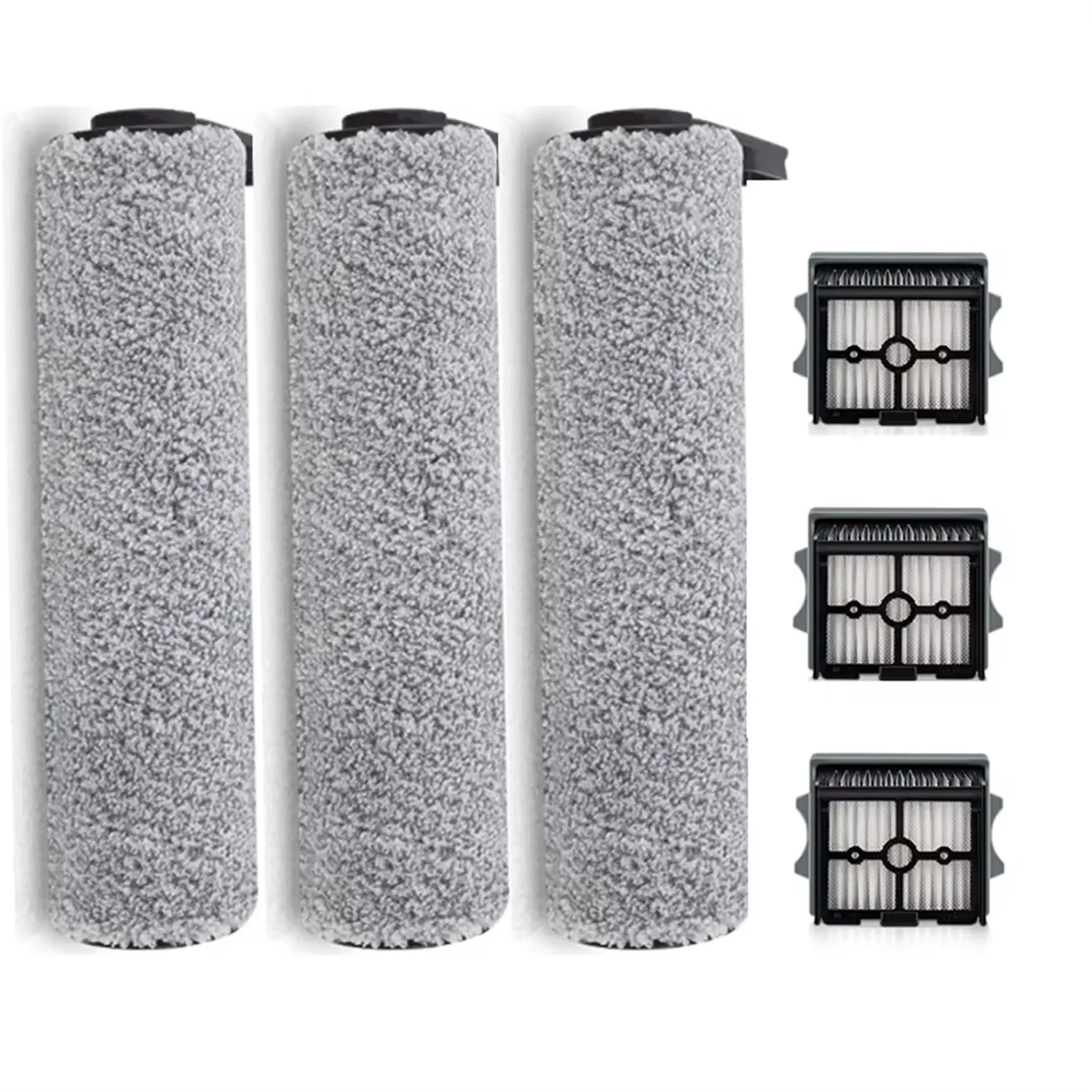 Replacement Hepa Filter & Roller Brush Kit, Easy Installation, Household Appliance Parts & Accessories Compatible with Tineco Floor One 2.0 Slim Wet Dry Vacuum Floor Cleaning System