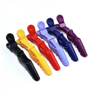 ANNA 1 Piece Alligator Clips For Hair Styling  – Professional Alligator Hair Clips For Women, Hair Clip For Women, Black Hair Clips For Styling – Firm Hold Without Slipping