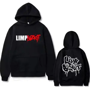 Best Famous Limp Bizkit $3 Bill Graphic Hoodie Male Fleece Cotton Sweatshirt Autumn Winter Men Women Vintage Gothic Rock Hoodies