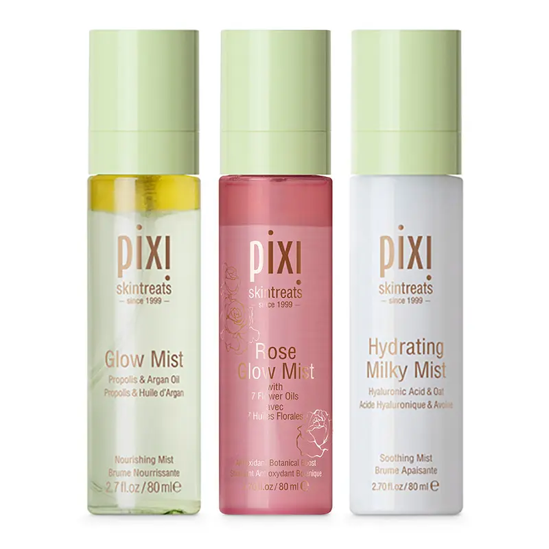 Pixi Hyaluronic Acid, Vitamins, Argan Oil, Oat & Avocado Hydrating Facial Mist, Daily Skincare Misting Must-Have for Moisturizing & Skin Nourishment