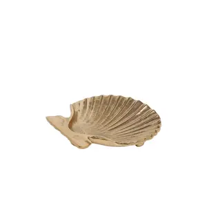 The Favorites Sanibel Shell Tray in Gold