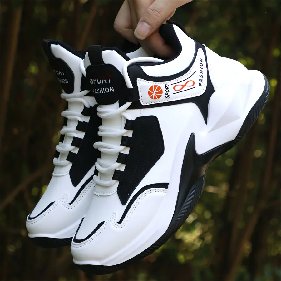 GGOR Men's Unisex Basketball Shoes - Casual Sports Sneakers with Non-slip Secure Grip Sole, Lace-up Closure for Customizable Fit, All-Season Use