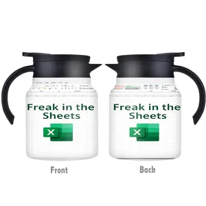 1pc/34oz/1000ml/Insulated Flask,Double Walled Insulated Coffee Pot,Stainless Steel Tea Kettle With Handle And Lid,Great For Parties,Christmas Gifts,Holiday Decorations,Very suitable for family and friend gatherings