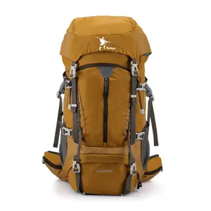 TANKYE 50L Hiking Backpack with Rain Cover Lightweight Waterproof Camping Essentials Bag for All Outdoor Adventures