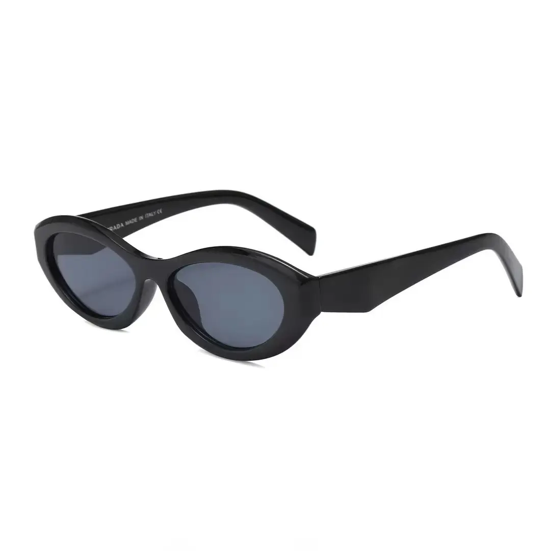Retro Y2K Oval Cat Eye Sunglasses for Women Fashion Vintage Trend Sun Shades