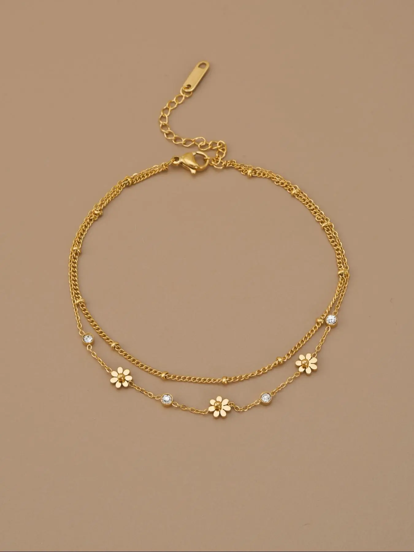Women's Stainless Steel Anklet Jewelry, Casual Style, Layers, Dainty Layered Anklet, Layered Anklet, Perfect Jewelry Gifts for Women, Girls, Friends, Family, Daily Wear & Special Occasions
