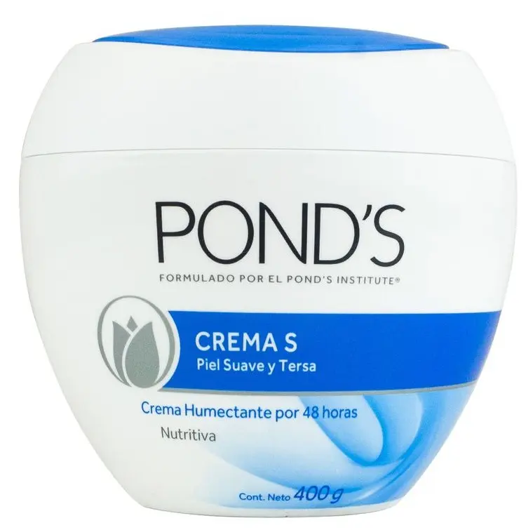 Pond's Nourishing Moisturizing Cream, Crema S, Fragrance Free, Ivory, 14.1 Oz