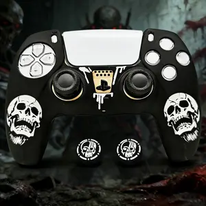 Ps5 Personalized Skull Controller Case, Unique Design Protective Cover for Ps5 Controllers, Durable and Stylish Accessory