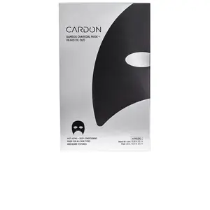 CARDON Bamboo Charcoal Mask & Beard Oil 4 Pack