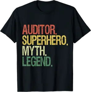 Auditor superhero myth legend T-Shirt - Luciaodrioz Shop 44B09PGLDSHX
