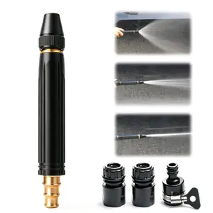 Home Hige Pressure Car Wash Water Gunwith Booster Nozzle