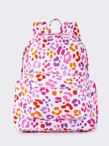 Leopard print Girls backpack