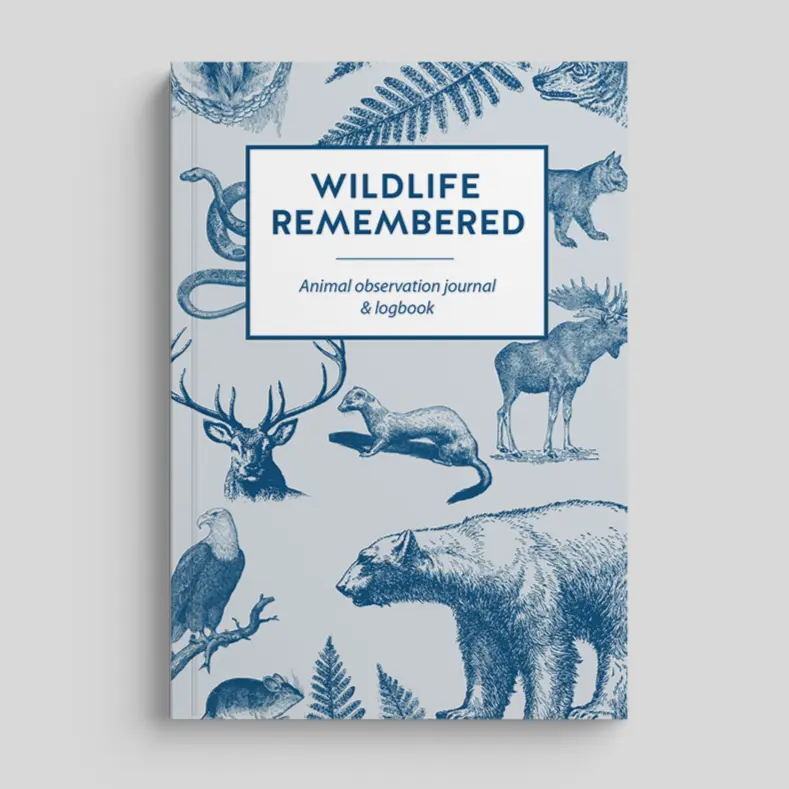 Wildlife Remembered: Animal Observation Logbook & Journal