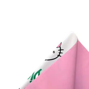 Flower Wrapping Paper 20 Sheets - Kawaii Cat  Solid Colored Waterproof paper for Supplies Decorative Desing