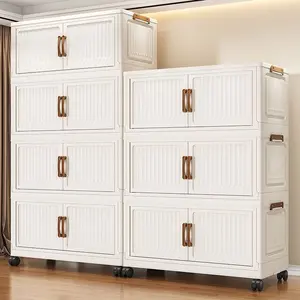 Baby Closet No Installation Thickened Infant Storage Cabinet, Home Snack Organizer Box, Clothes Storage Small Wardrobe Drawers