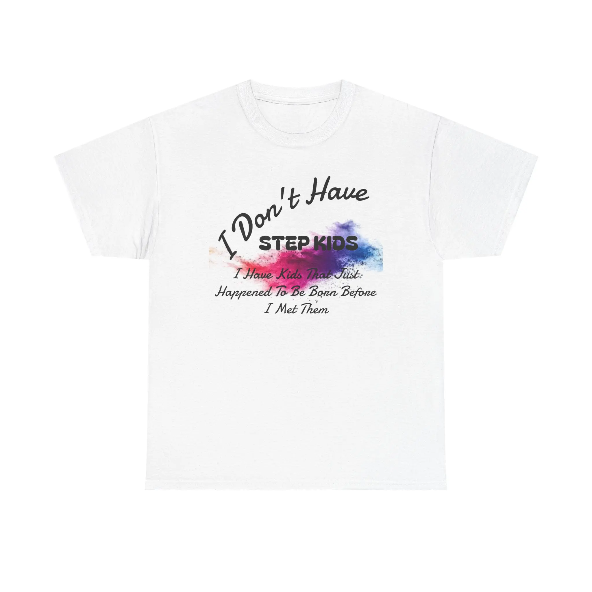 Funny Step Kids Unisex Heavy Cotton Tee - Perfect Gift for Blended Families, Father's Day, Mother's Day, Family Reunions, Casual Wear