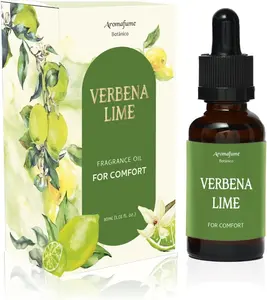 Verbena Lime Essential Oil Diffuser Blend by Aromafume | 1 x 30ml / 1 fl oz | Sweet & Citrusy Scent for Inner Peace & Positivity | Uplifting Aromatherapy Oil | Vegan & Cruelty-Free