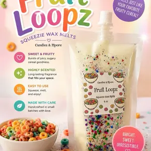 Squeeze Wax Melts for your warmers  4oz premium soy wax melt