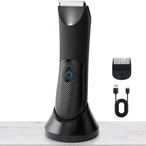 Manscape Groin & Body Hair Trimmer for Men, Electric Pubic Trimmer Shaver,Manscape Kit with Ceramic Blade Head,Waterproof Wet/Dry Shaver