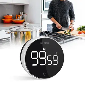 INKBIRD Kitchen Timer, intelligent magnetic timer, fast charging,smart reminder,for cooking,outdoor, kitchen Utensils,Gadgets Food Home Modern