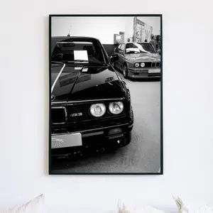 [Sale off up to 65%][Free Ship][No Frame] Wall Art Bmw M3 Car Poster Black and White and Poster Car