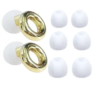 Silicone Noise Cancelling Earplugs, New Electroplated Process, 3 Size Replacement Tips, Washable Sleep Earplugs, Comfortable Reusable