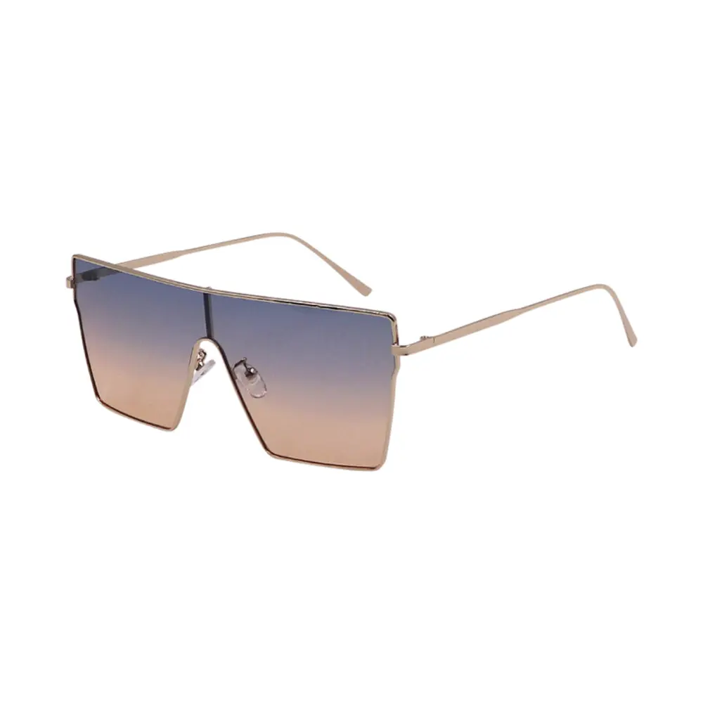 Mad Shade Oversized Flat Top Gradient Sunglasses #53