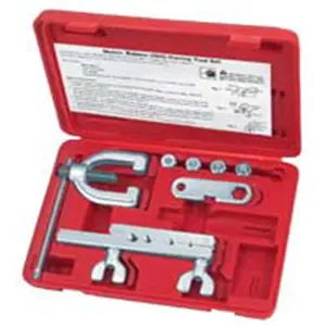 212 MAIN ISO Standard Bubble Flaring Tool Kit Set, Multi-Size Tubing Flare Car Tool with Accessories, Plastic Case-Stored for Cycling & Outdoor Recreation
