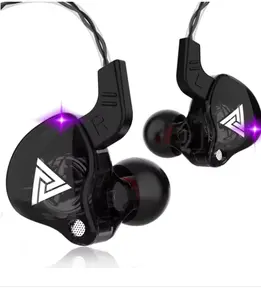 QKZ AK6 3.5mm Wired Earphones HiFi Sound Quality Gaming Headset with Bass for Gamers Affordable In-Ear Earbud