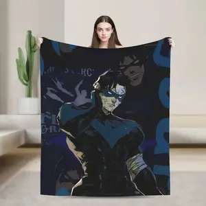 Blanket Super Warm Street Trend Plush Throw Blanket For Home Decor Travel Flannel Bedspread Bed Cover Dicks nightwing Graysons