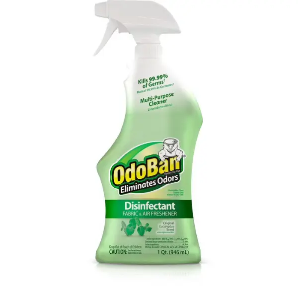 OdoBan 32 oz. Eucalyptus Multi-Purpose Disinfectant Spray, Odor Eliminator, Sanitizer, Fabric Freshener, Mold Control