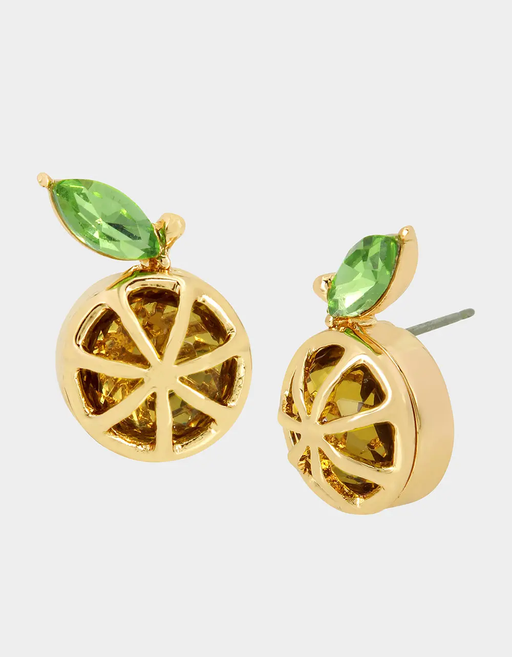 LEMON DROP LEMON STUD EARRINGS YELLOW