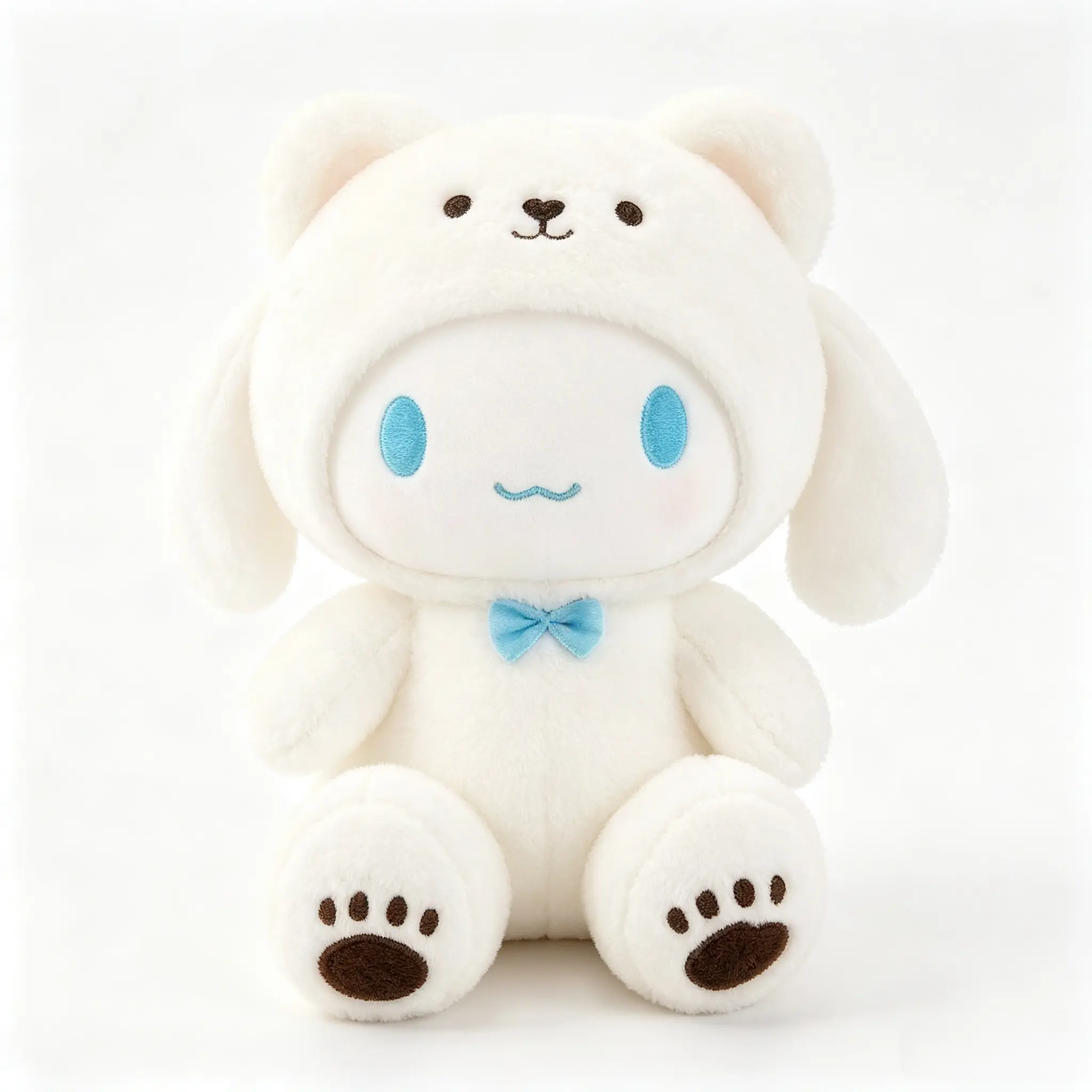 Sanrio Cinnamonroll Plush Toy, 8.6 Inch Soft Stuffed Animal Doll, Cute Kawaii Collectible Plush Gift for Kids and Fans