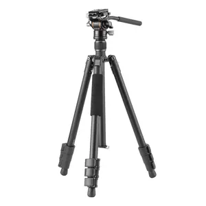 Vanguard Vesta GO 234AV10 Aluminum Travel Tripod with Counterbalancing Video Head for Photography Equipment and Smartphone Stabilizer