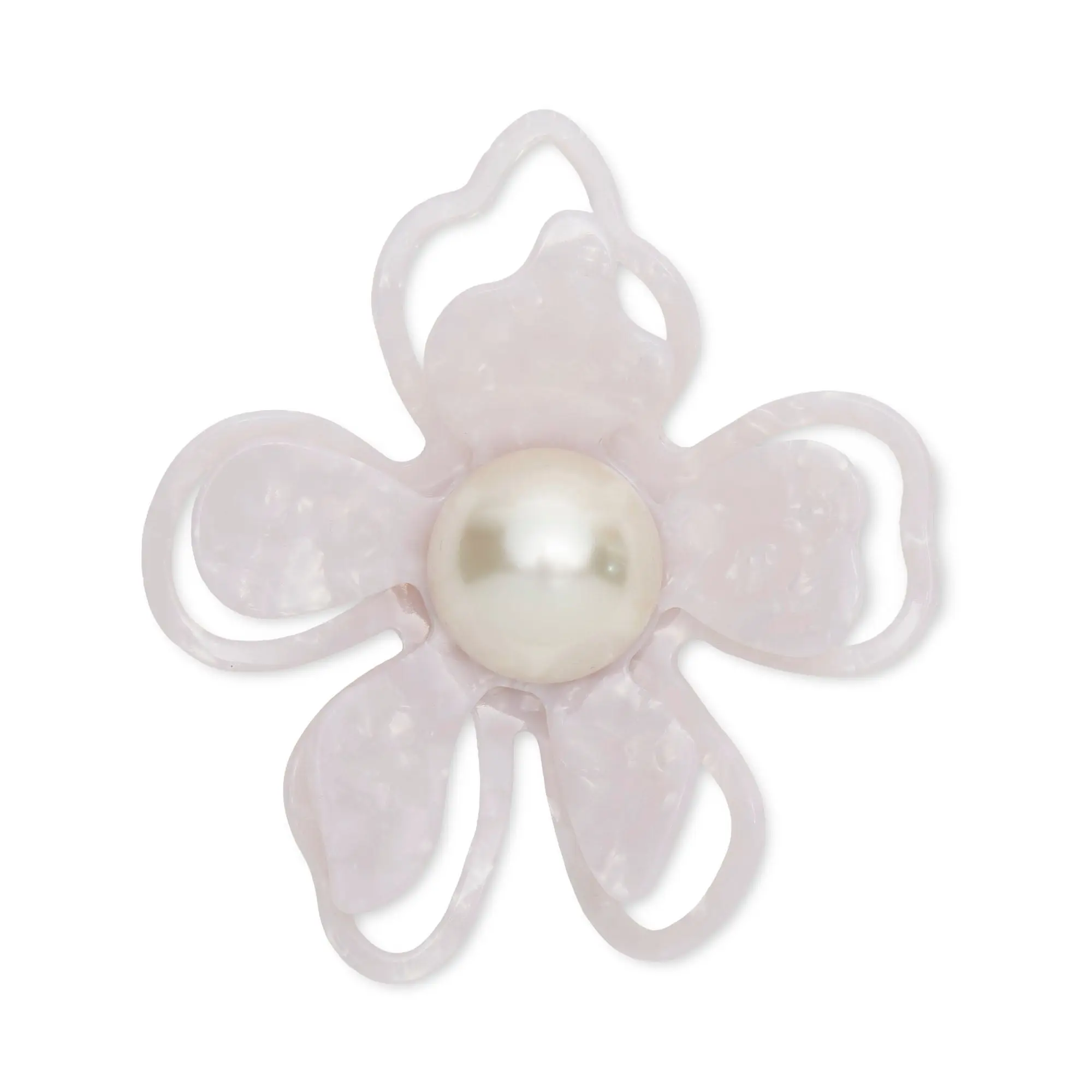 MOTHER OF PEARL AZALEA BROOCH