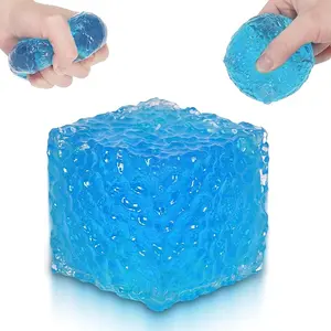 Soft Ice Skin Malt Color Kids Stress Relief Squishy Toy, Shiny Square Squeeze Toy, Slow Bounce Cube, Perfect Gift for Friend Gatherings