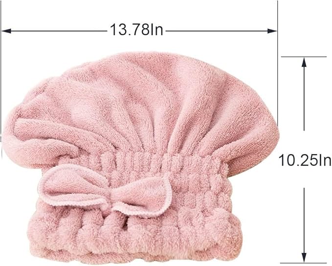 3Pcs Microfiber Hair Towel Caps, Extreme Soft & Ultra Absorbent, Fast Drying Hair Drying Caps Towel Turban Wrap for Wet Hair Women 3Pcs Microfiber Hair Towel Caps, Extreme Soft & Ultra Absorbent, Fast Drying Hair Drying Caps Towel Turban Wrap for Wet Hair Women