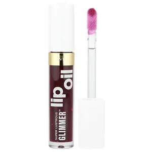 Revlon Super Lustrous Glimmer™, Lip Oil, 006 Plum Pop, 0.13 fl oz (3.8 ml)